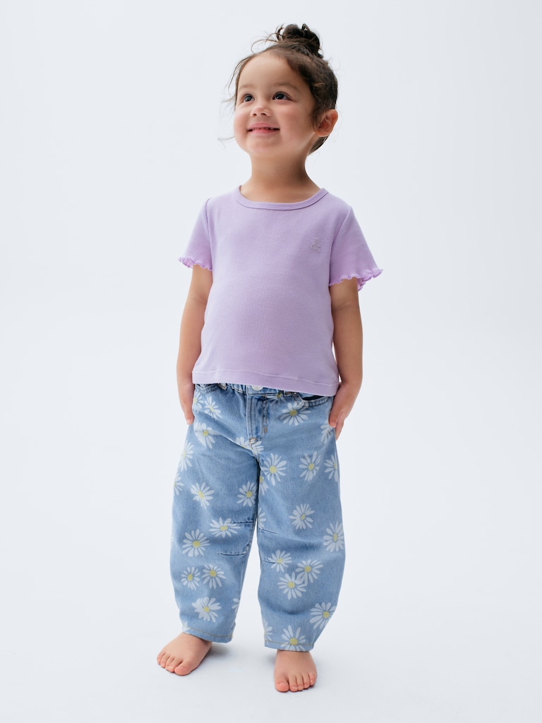 Baby & Toddler Daisy Horseshoe Jeans