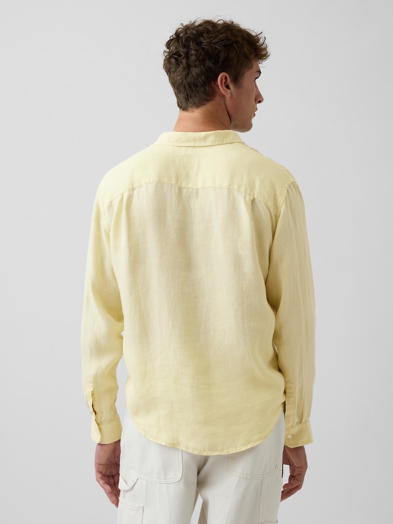 100% Linen Relaxed Shirt
