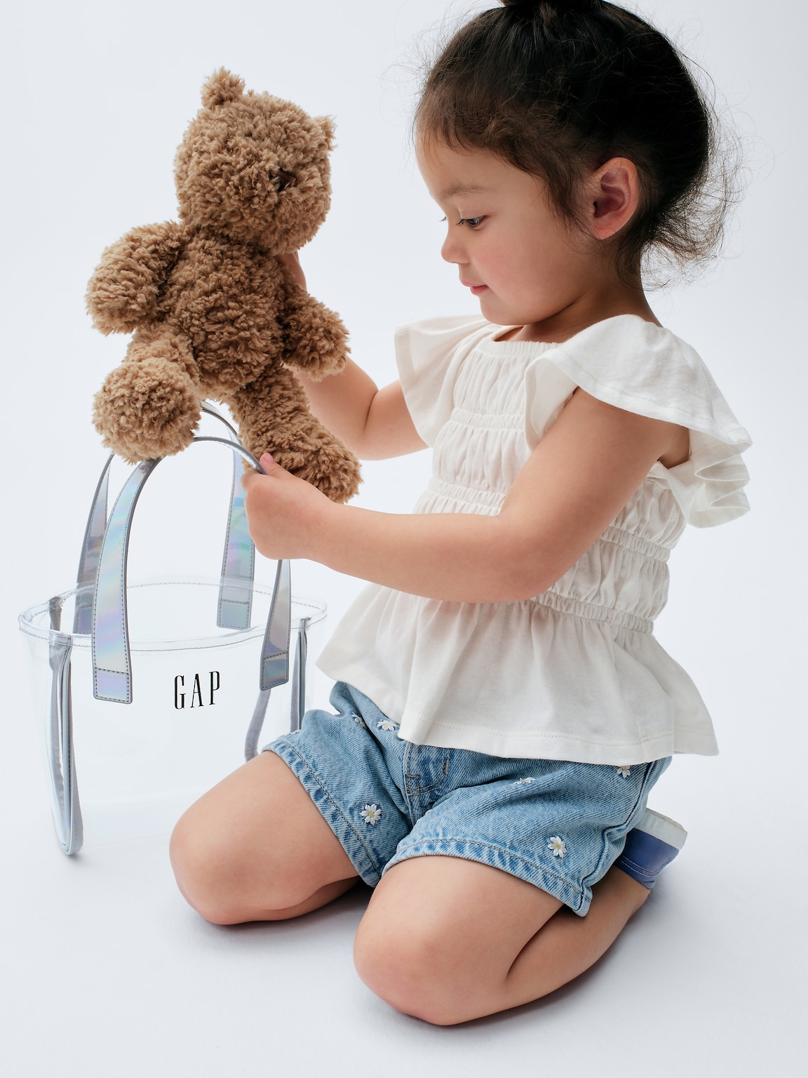 Baby & Toddler Smocked Flutter-Sleeve Top