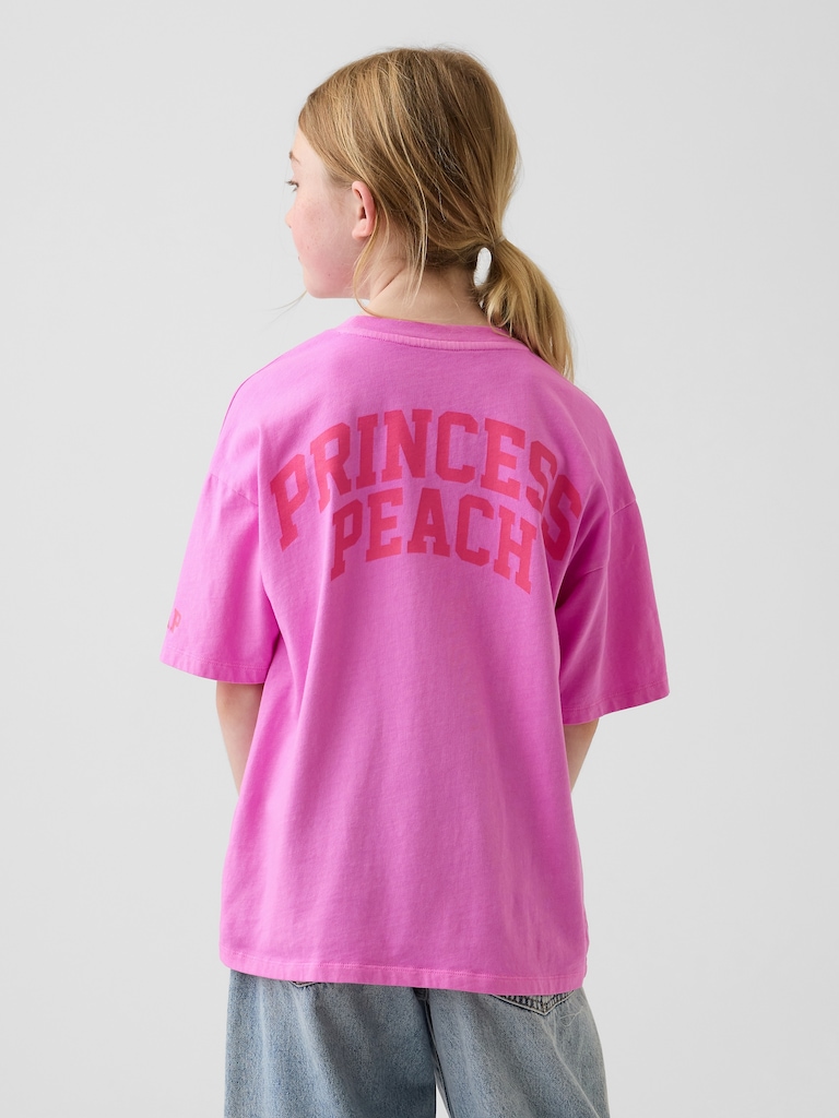 Kids Super Mario Relaxed Graphic T-Shirt