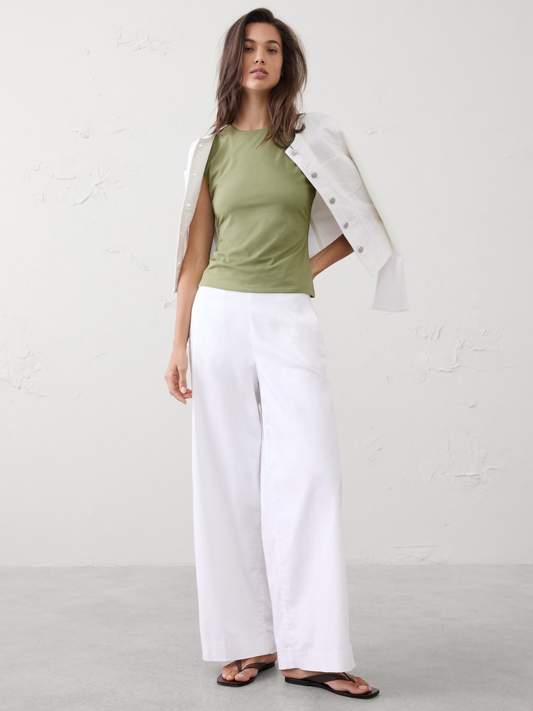 Soft Stretch Crew-Neck T-Shirt