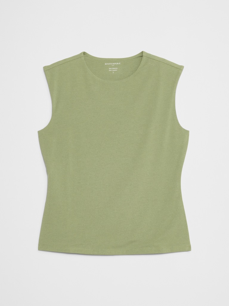 Soft Stretch Crew-Neck T-Shirt