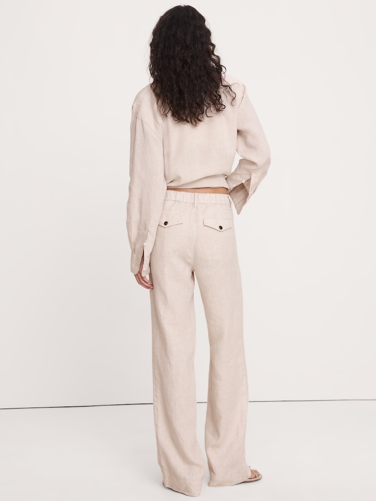 The Everyday Wide-Leg Pant in Linen