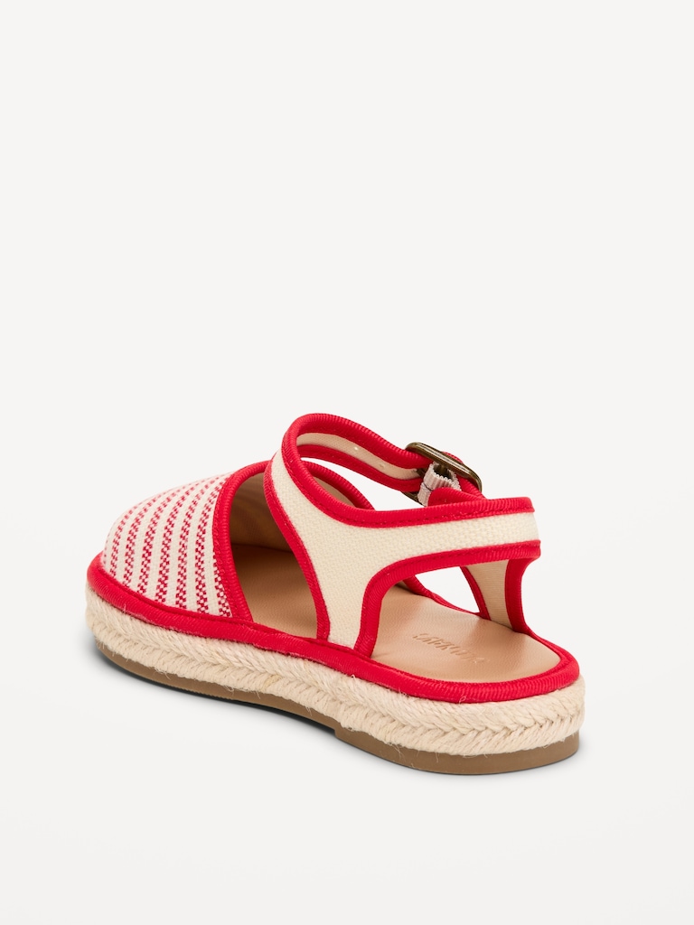 Espadrille Sandals for Toddler Girls