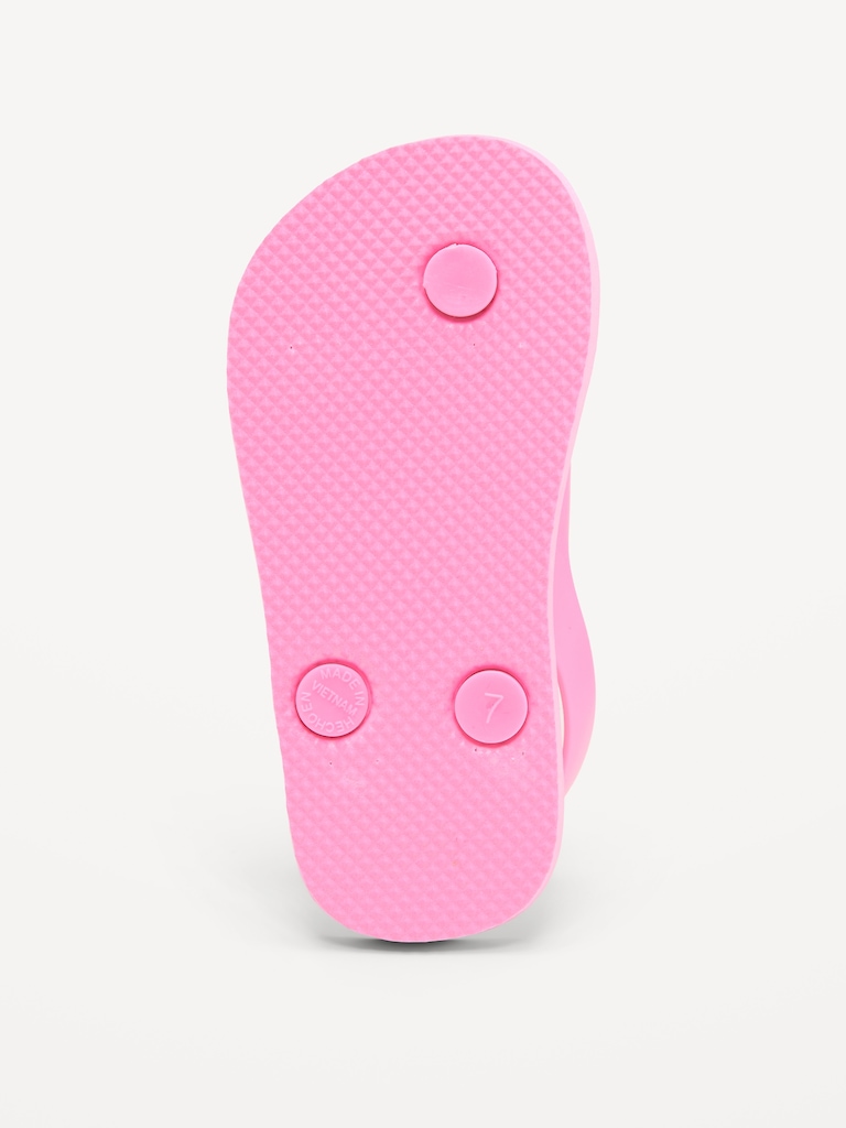 Flip-Flop Sandals for Toddler Girls (Partially Plant-Based)