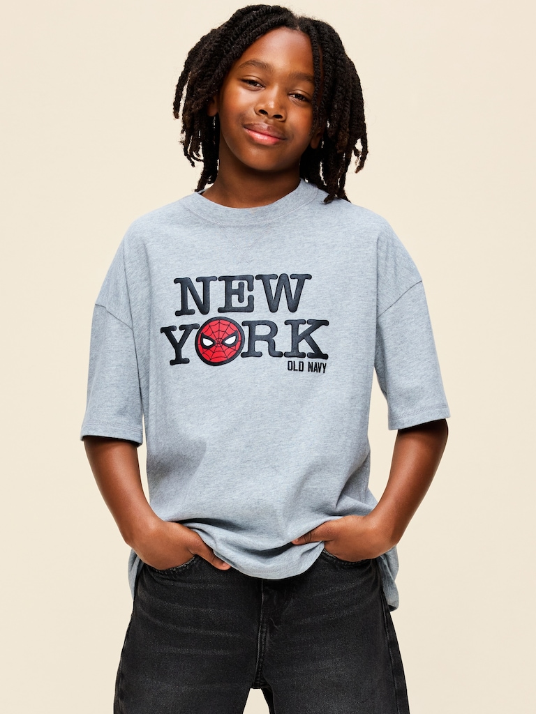 Old Navy x Marvel Spider-Man Oversized Graphic T-Shirt for Boys