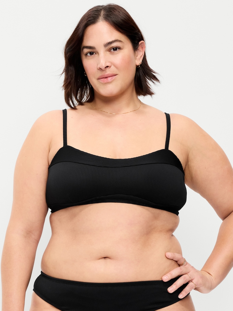 Ribbed Bra Bikini Swim Top