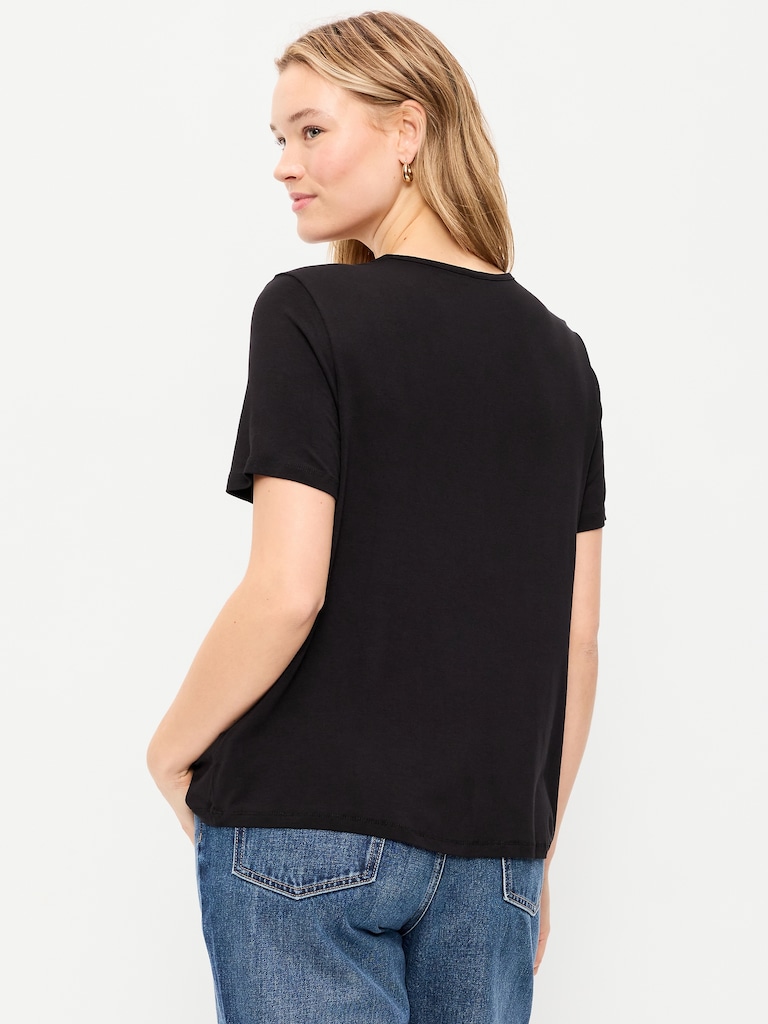 Luxe Crew-Neck T-Shirt