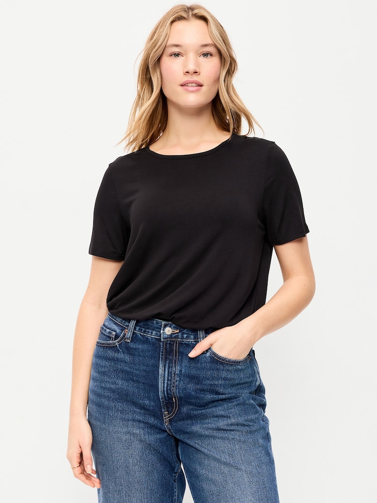 Luxe Crew-Neck T-Shirt