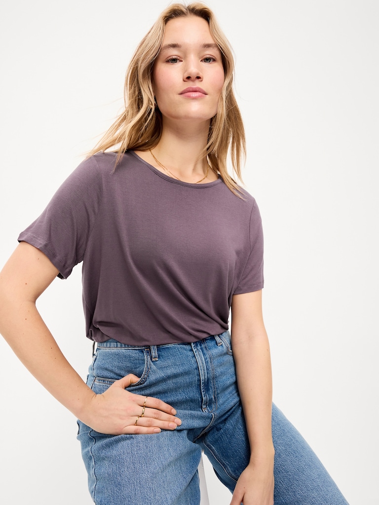 Luxe Crew-Neck T-Shirt