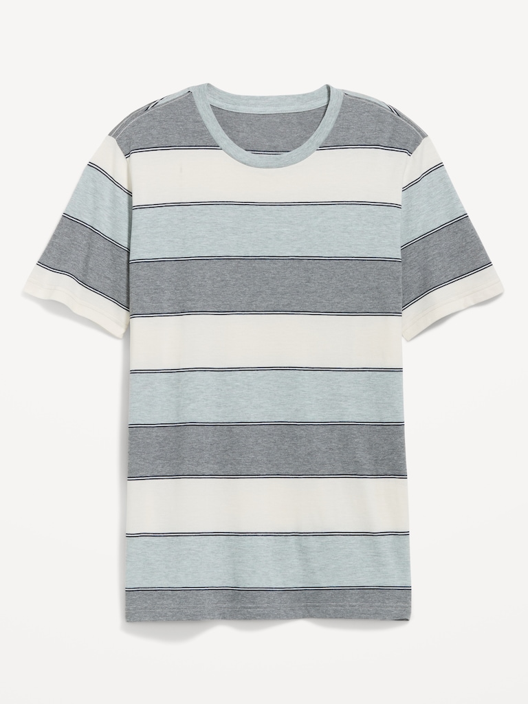 Crew-Neck Striped T-Shirt