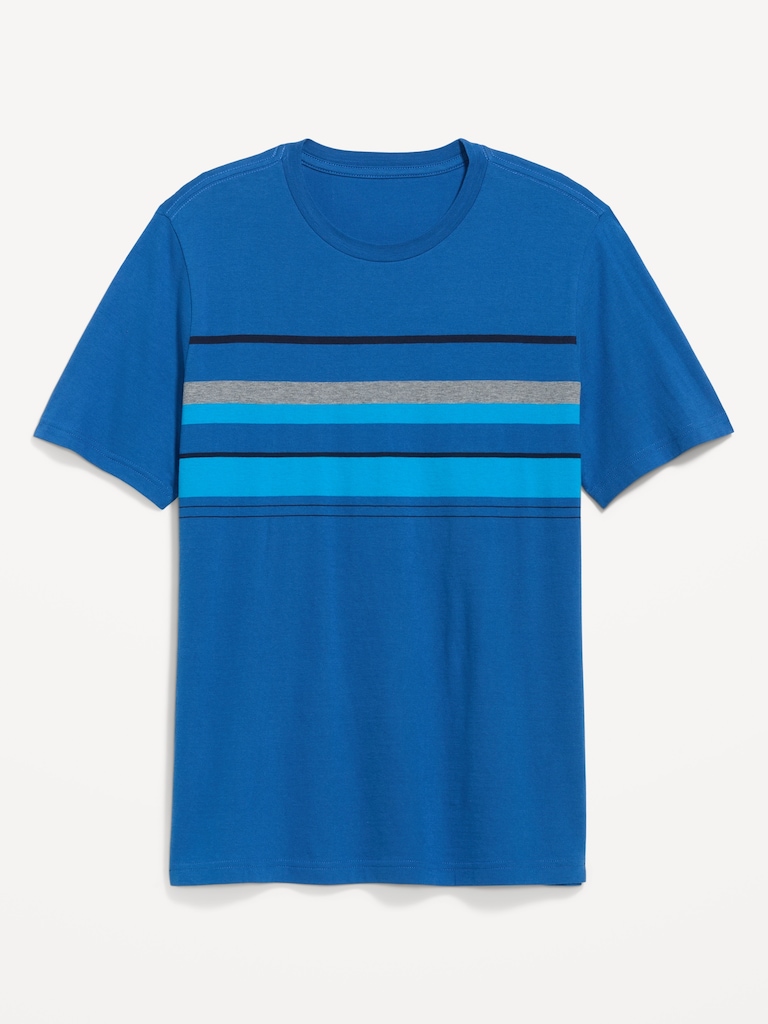 Crew-Neck Striped T-Shirt