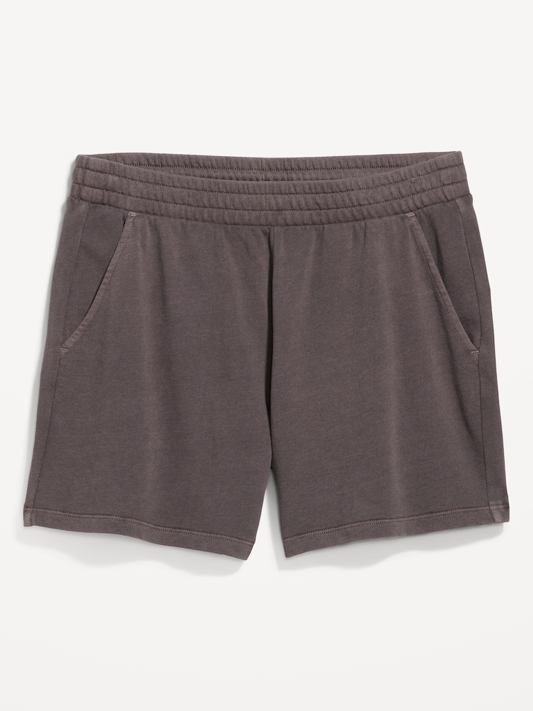 Extra High-Waisted Sweat Shorts -- 5-inch inseam