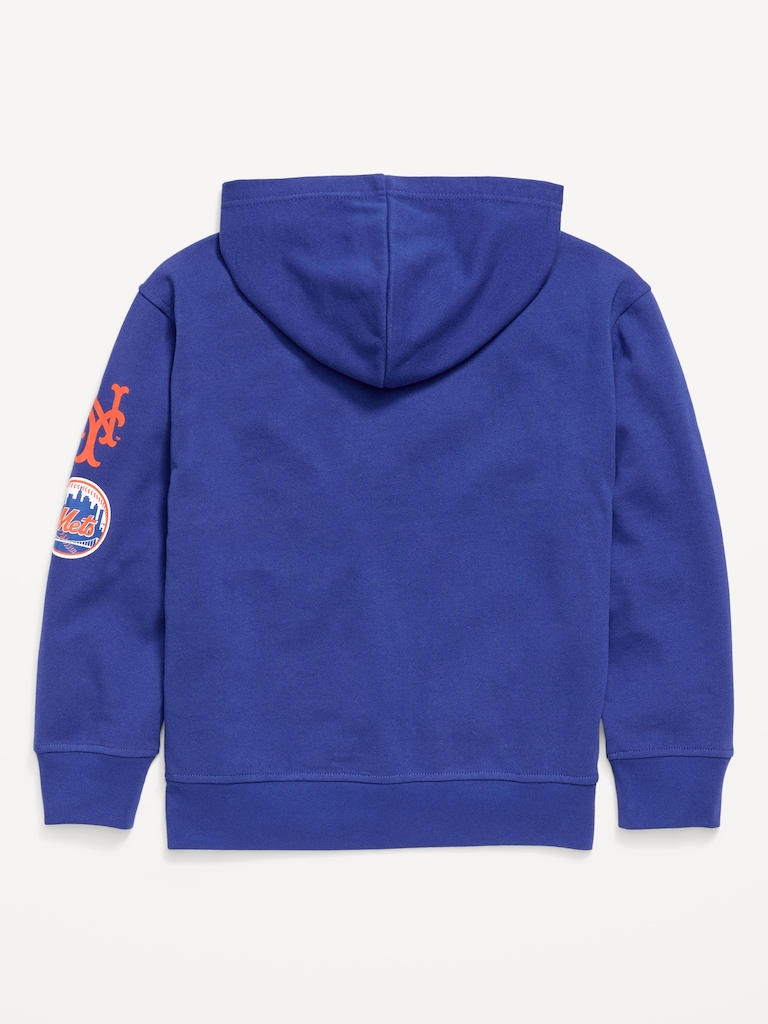 New York Mets Gender-Neutral Pullover Hoodie for Kids