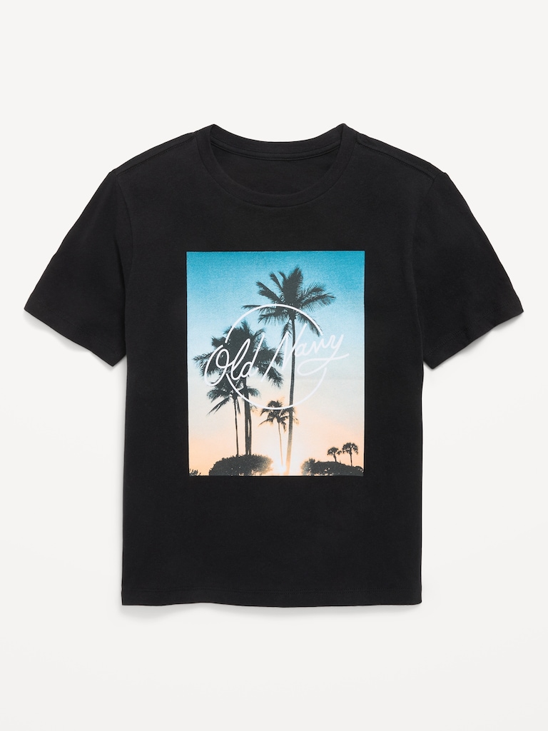 Short-Sleeve Logo-Graphic T-Shirt for Boys