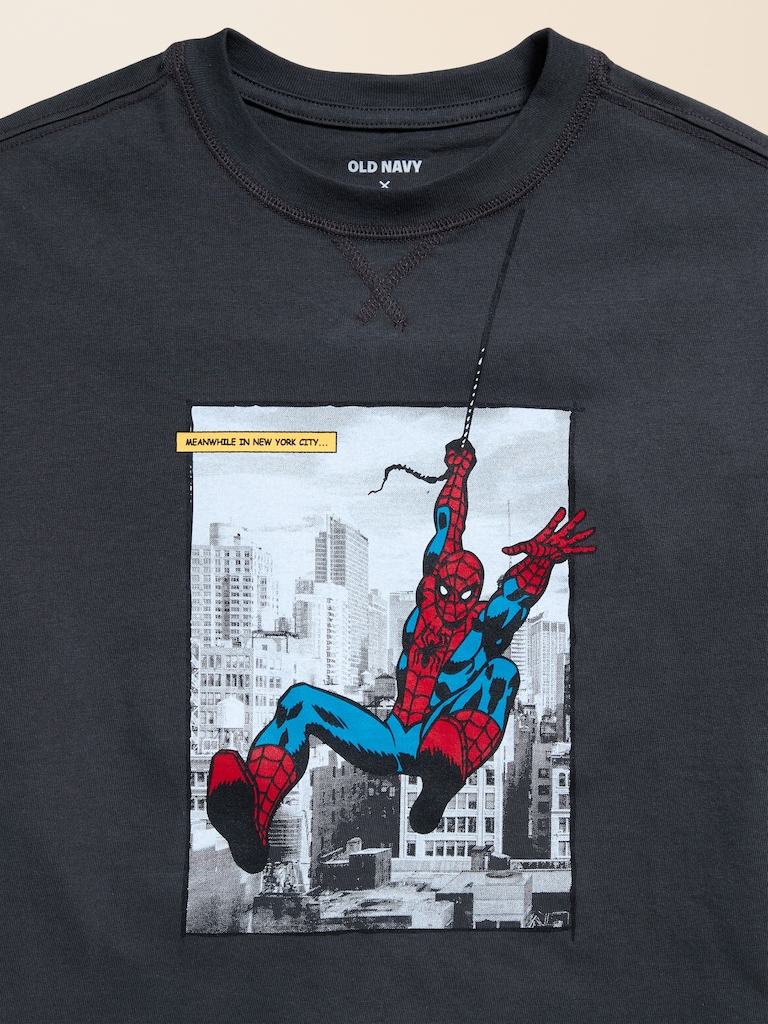 Old Navy x Marvel Spider-Man Oversized Graphic T-Shirt for Boys