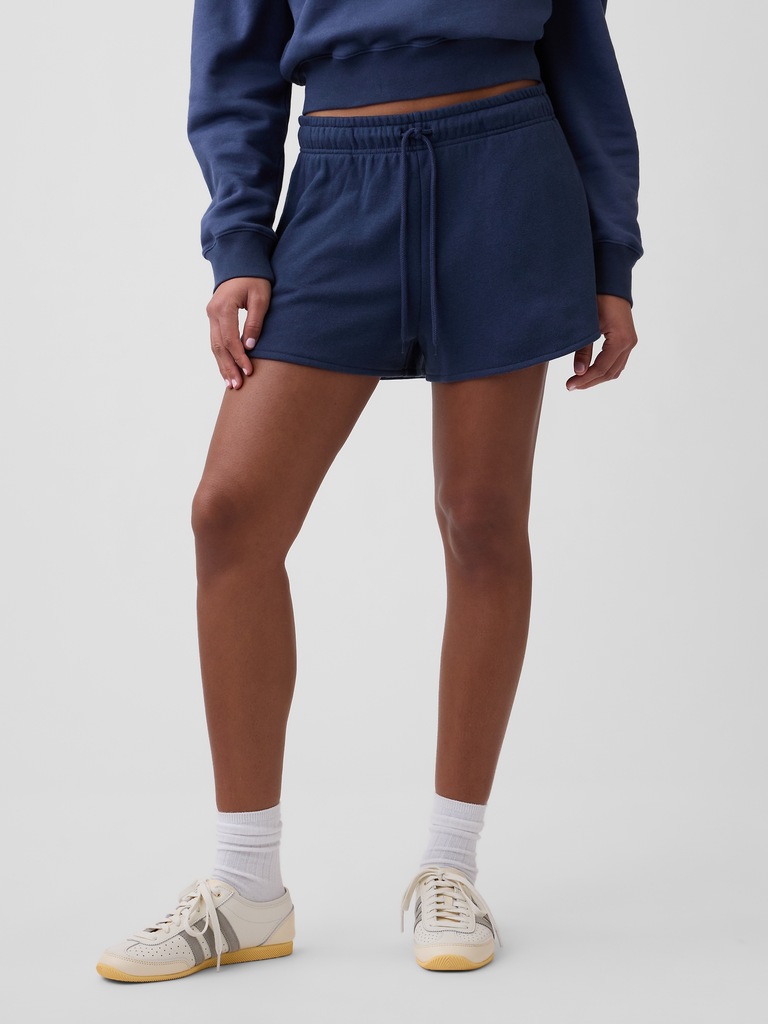 Relaxed French Terry Dolphin Shorts