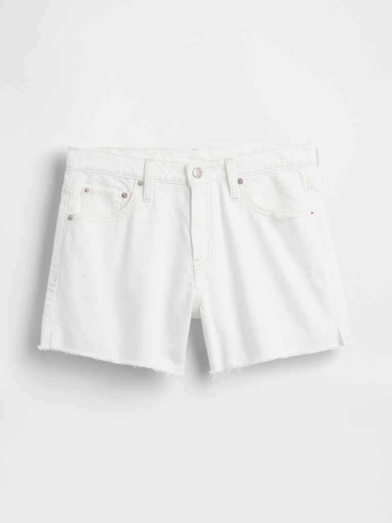 4" Mid Rise UltraSoft Relaxed Cutoff Shorts