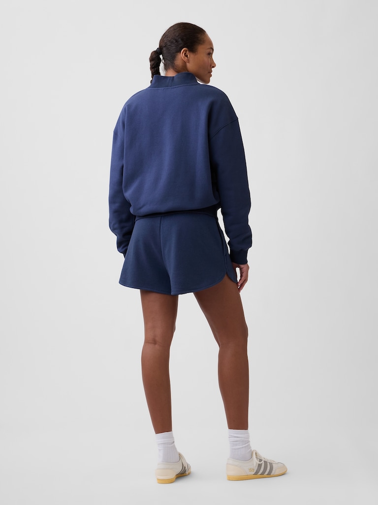 Relaxed French Terry Dolphin Shorts