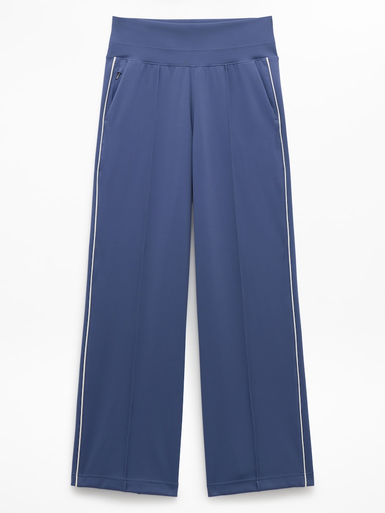 Venice High Rise Track Stripe Wide Leg Pant
