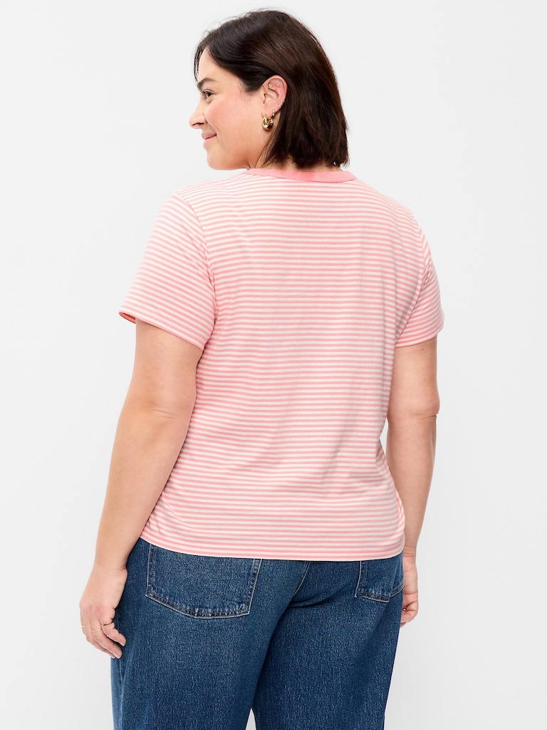 EveryWear Crew-Neck Striped T-Shirt