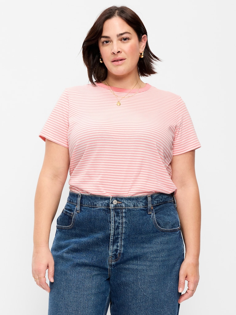 EveryWear Crew-Neck Striped T-Shirt