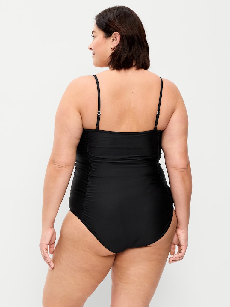 Ruched One-Piece Swimsuit