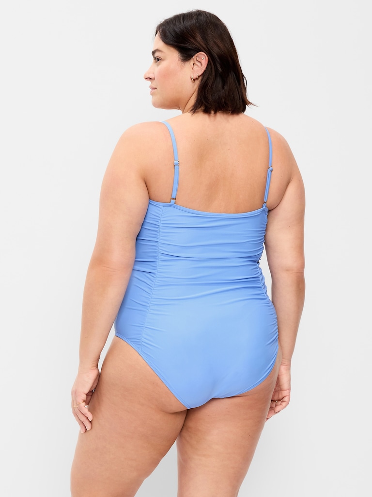 Ruched One-Piece Swimsuit