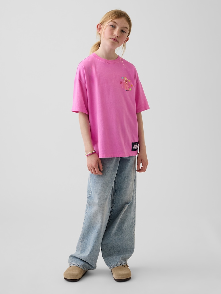 Kids Super Mario Relaxed Graphic T-Shirt