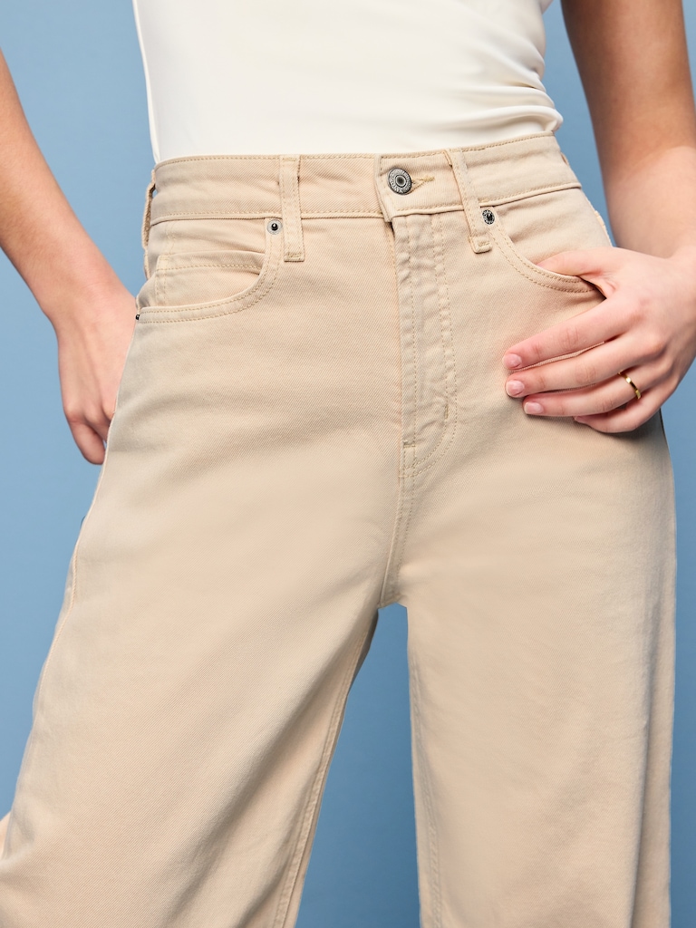 Extra High-Waisted Wide-Leg Jeans