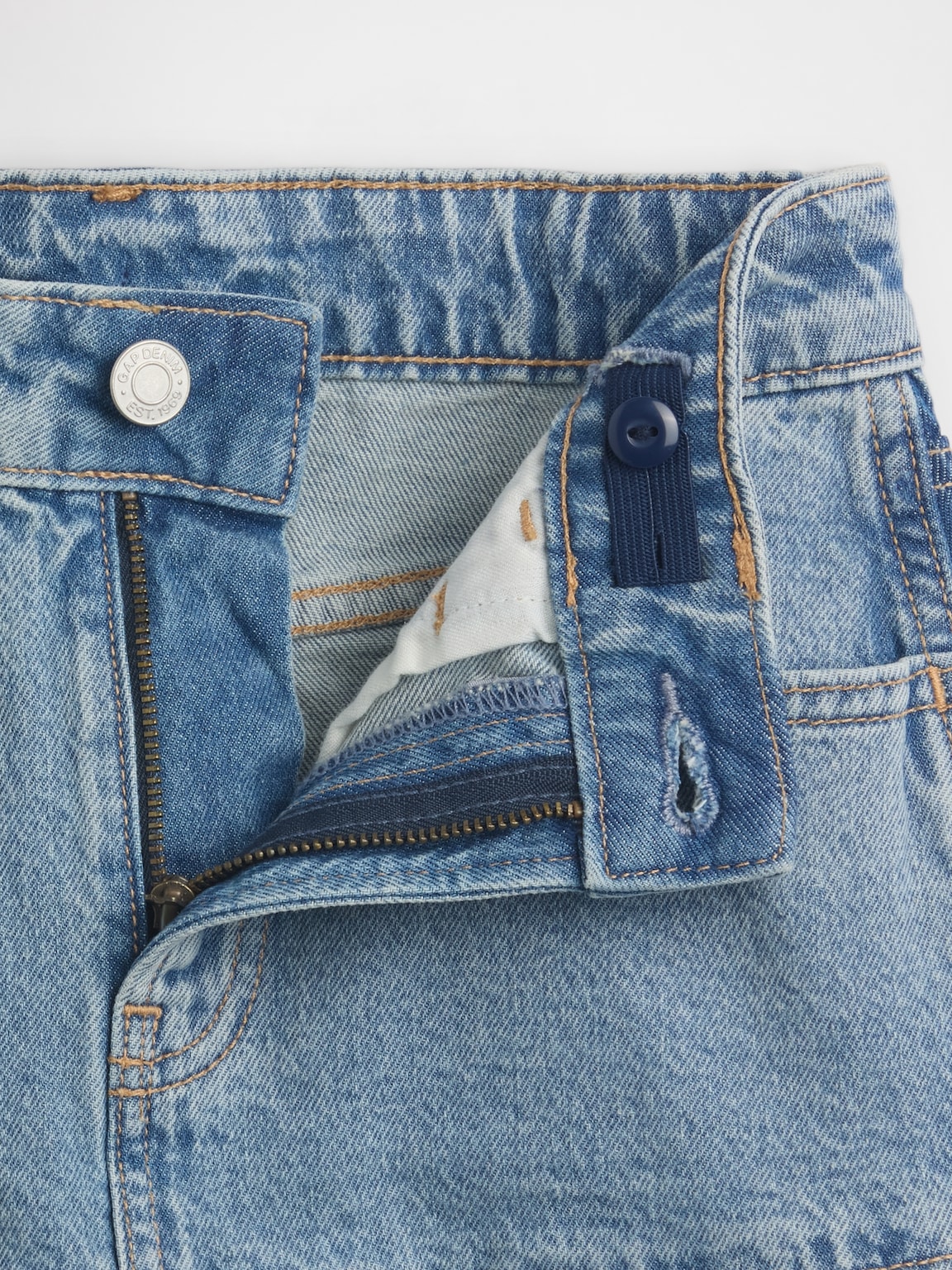 Kids Denim Ruffle Skirt