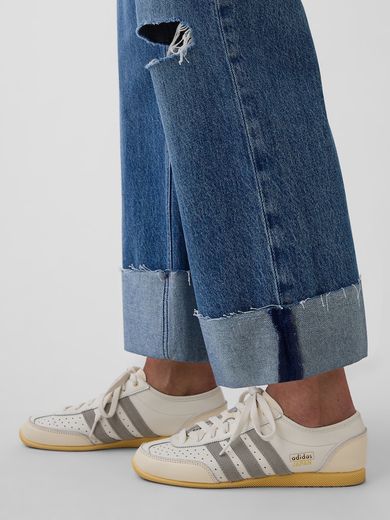 Low Rise '90s Loose Easy Crop Jeans