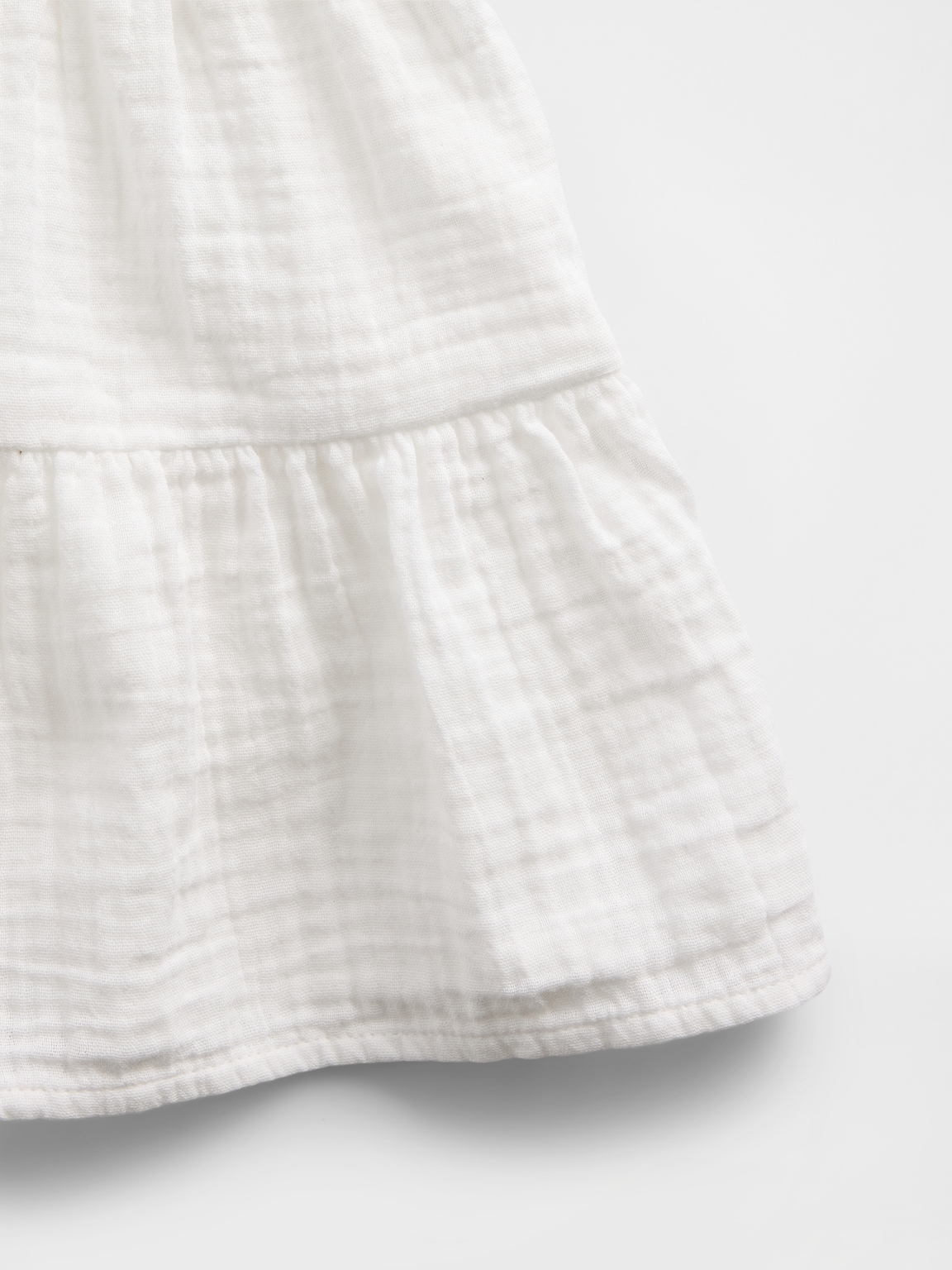 Kids Cotton Gauze Tiered Tank Top