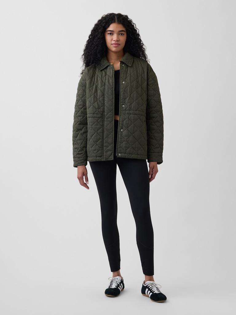 Oversized Quilted Field Jacket