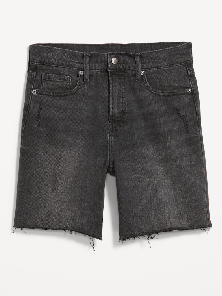 High-Waisted OG Jean Cut-Off Shorts -- 7-inch inseam