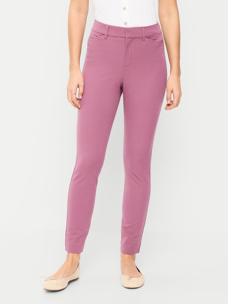 High-Waisted Pixie Skinny Ankle Pants
