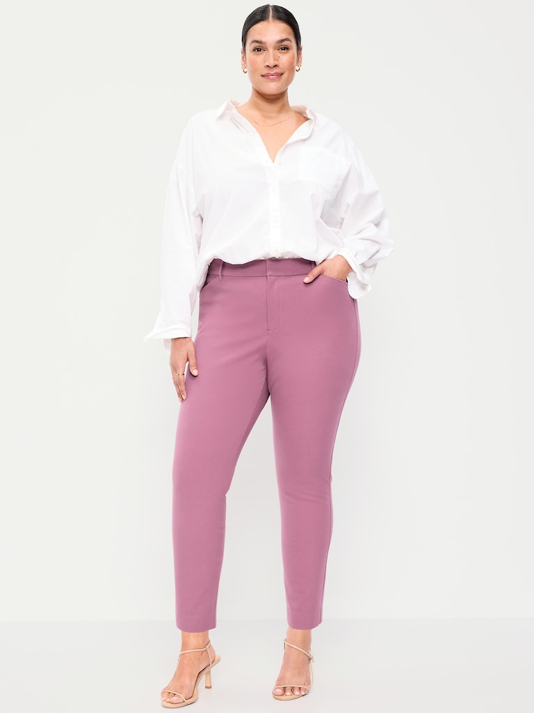 High-Waisted Pixie Skinny Ankle Pants
