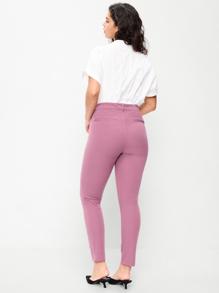High-Waisted Pixie Skinny Ankle Pants