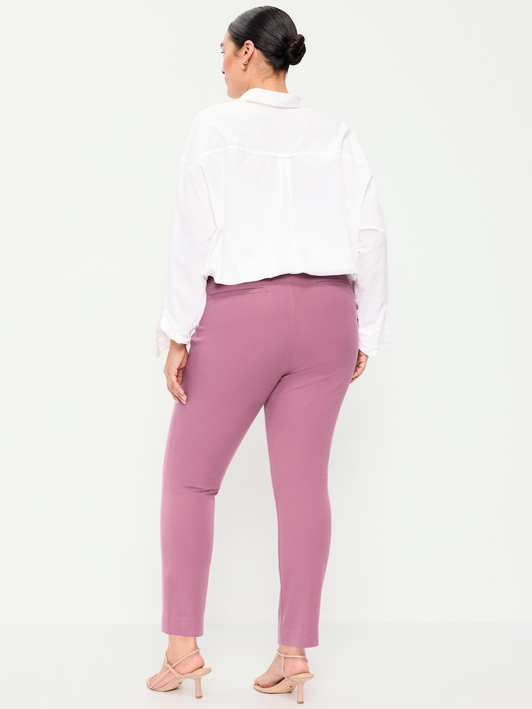 High-Waisted Pixie Skinny Ankle Pants