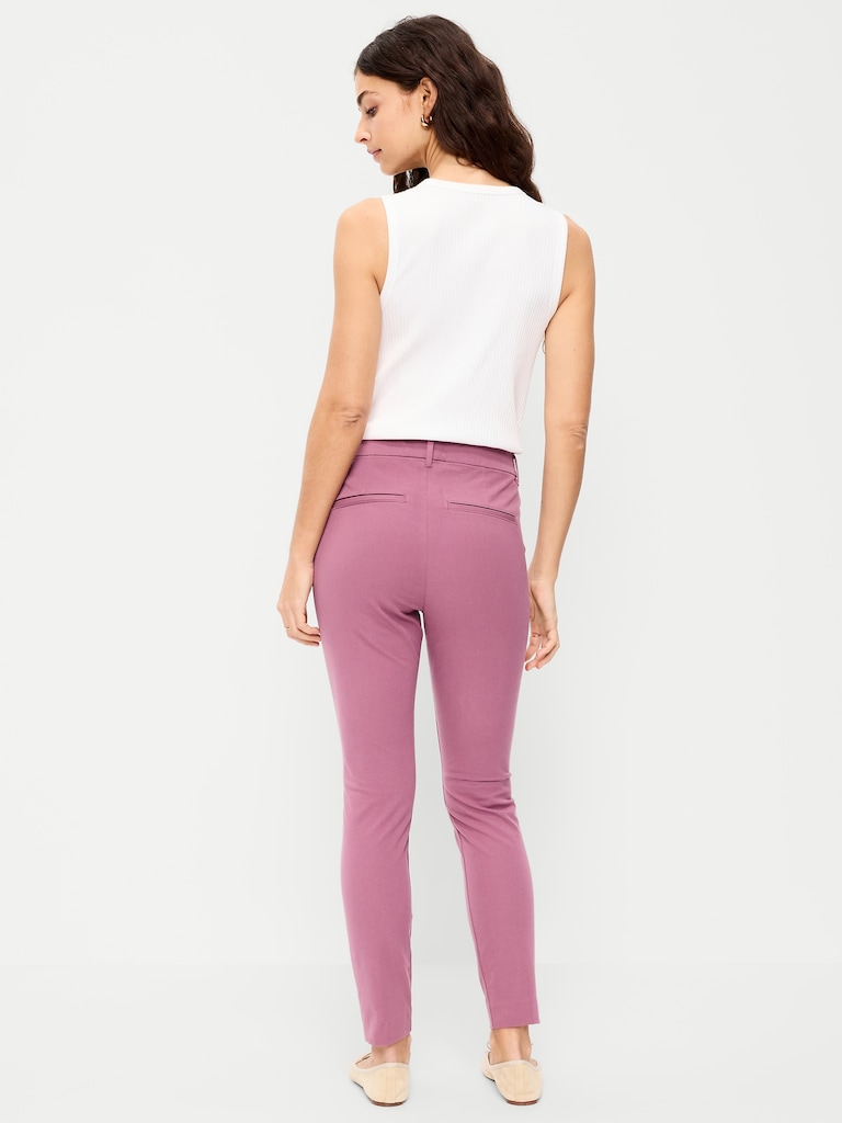 High-Waisted Pixie Skinny Ankle Pants