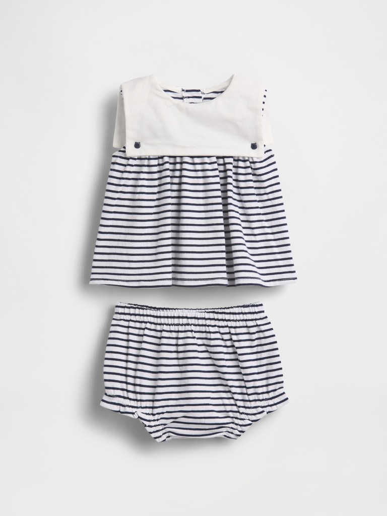 Baby Organic Cotton Sailor Outfit Set