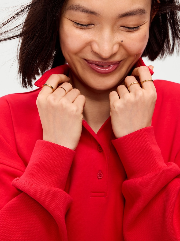 Dynamic Fleece Pique Polo