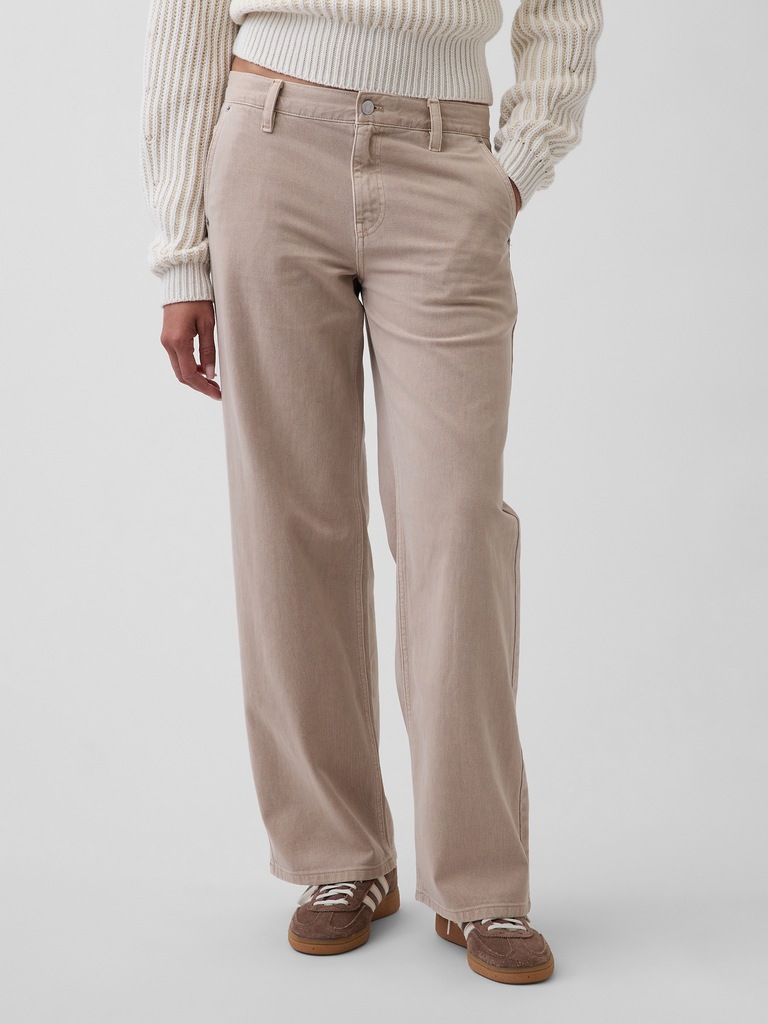 Low Rise '90s Loose Khakis