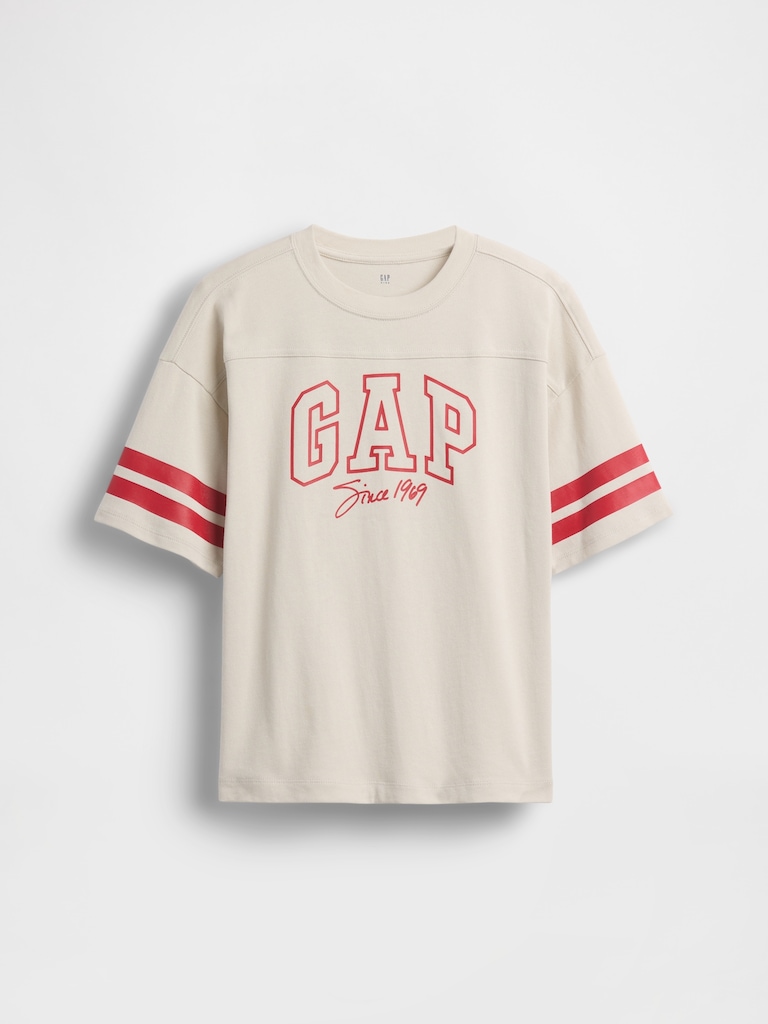 Kids Oversized Logo Seam T-Shirt