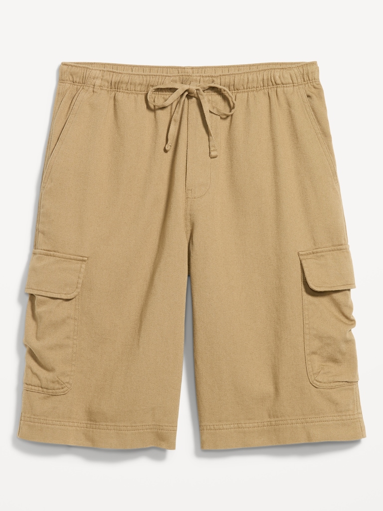 Mid-Rise Bermuda Cargo Shorts