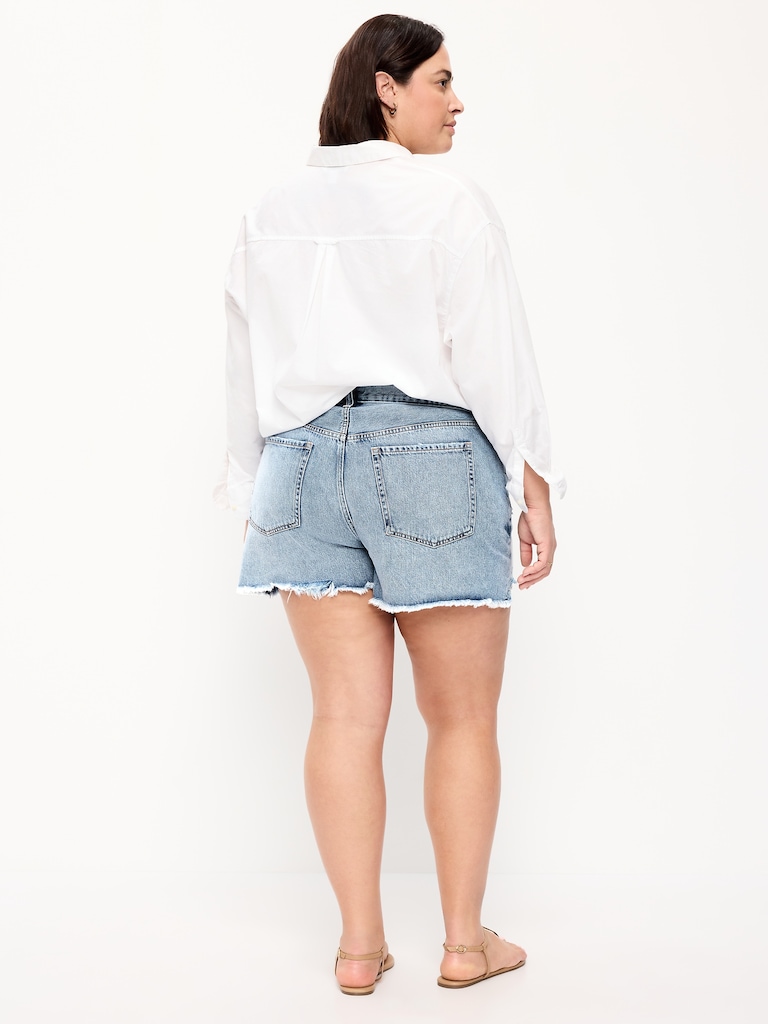 High-Waisted OG Jean Shorts -- 4-inch inseam