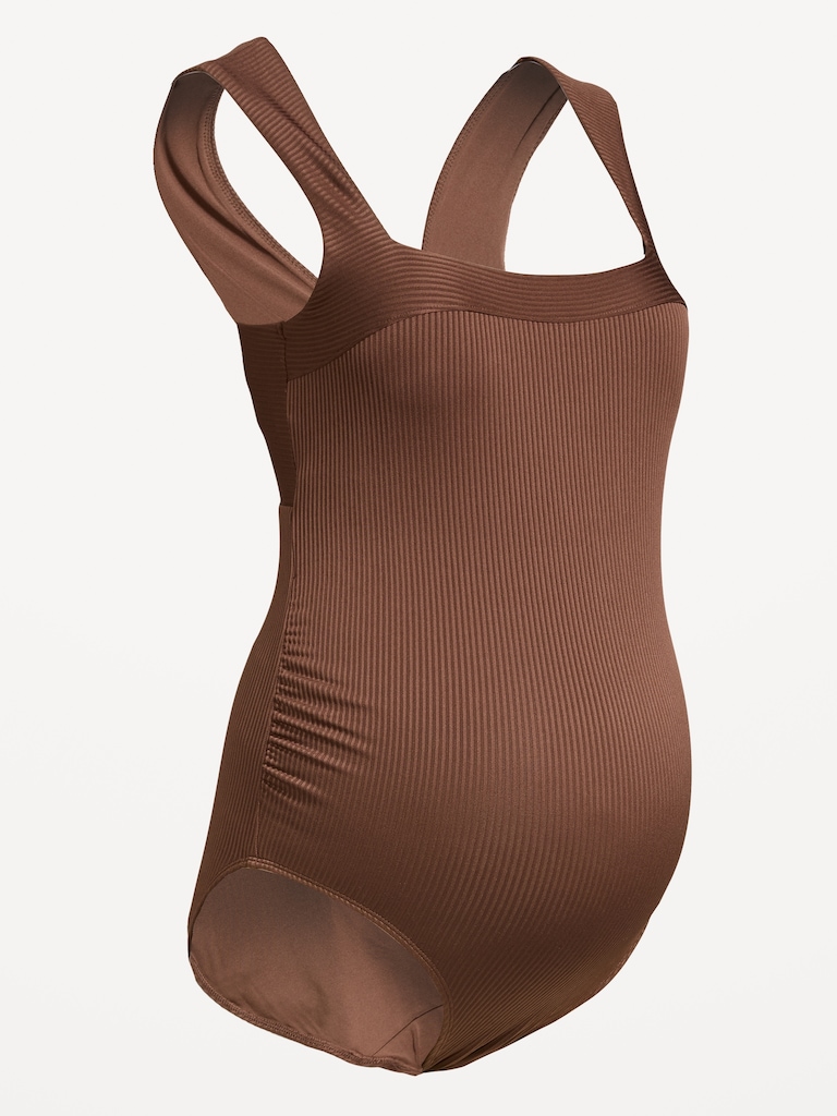 Maternity Structured One-Piece Swimsuit