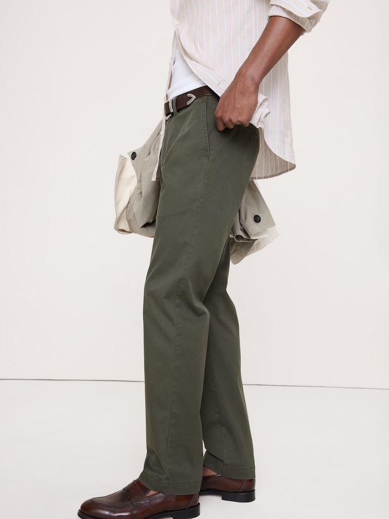 Straight Lived-In Chino