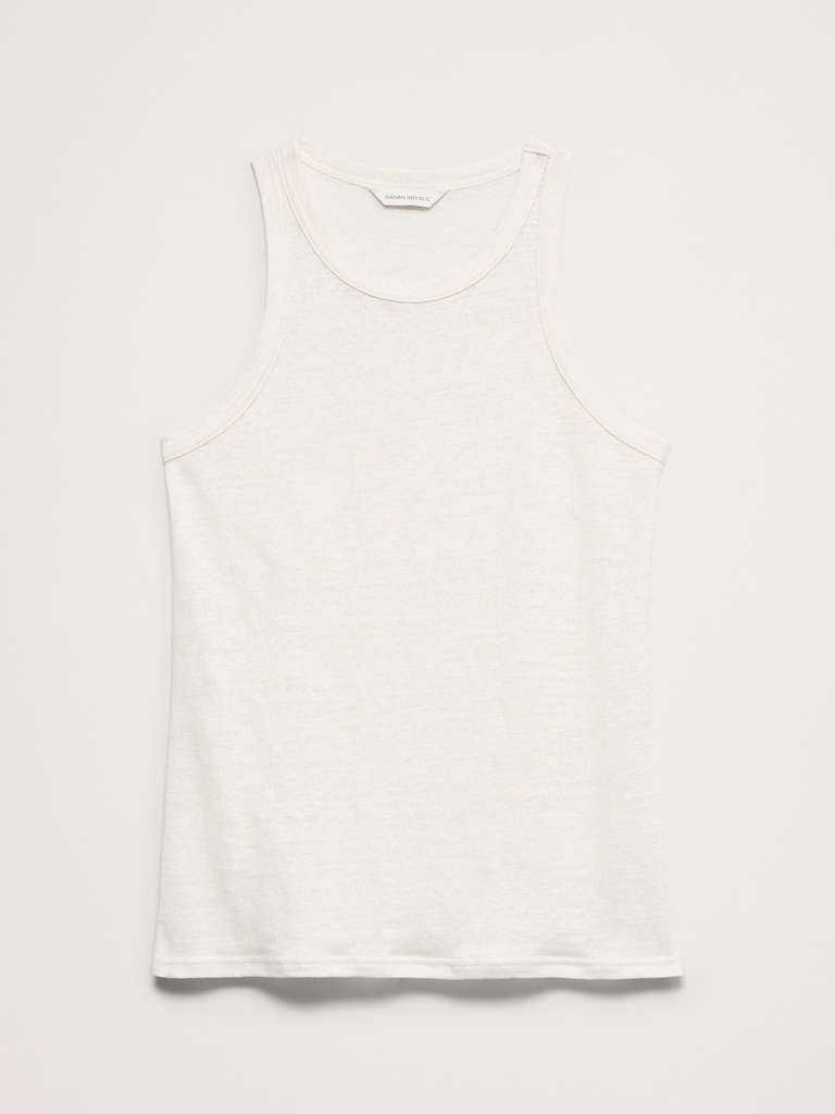 Linen Cutaway Tank