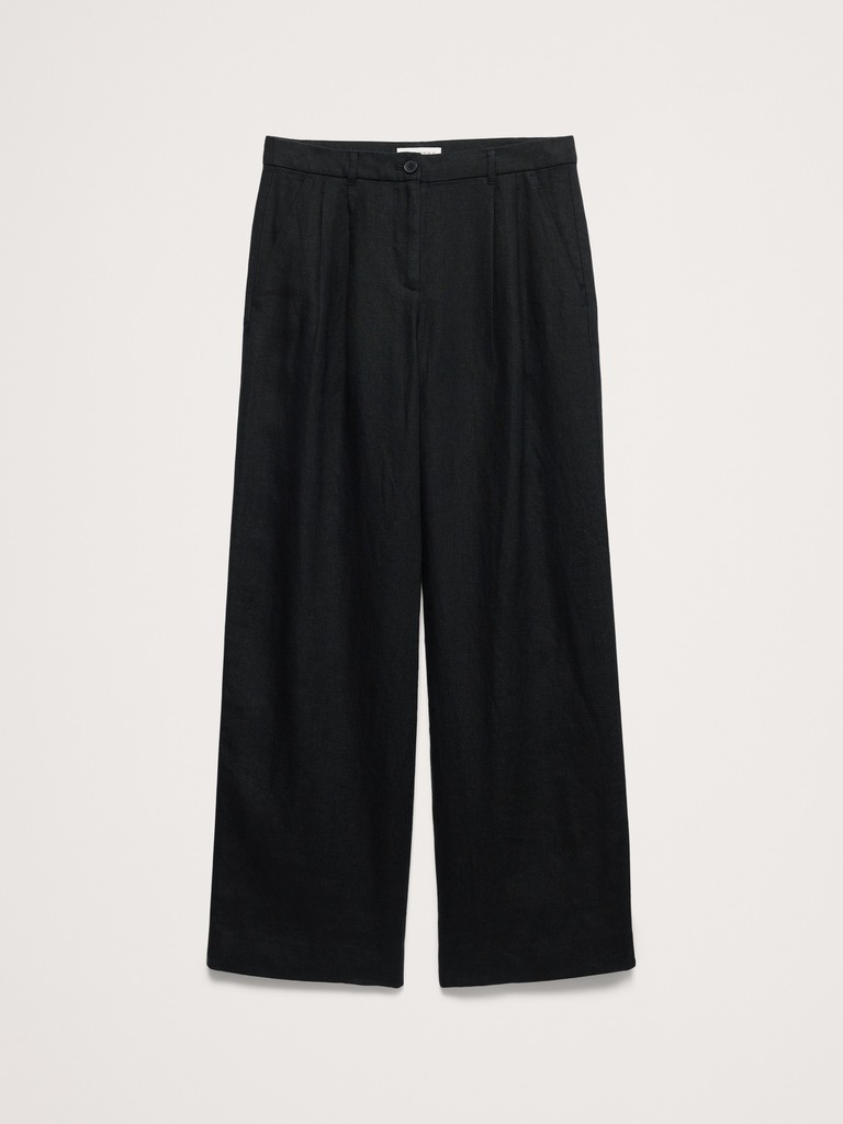 The Soho Wide-Leg Pant in Linen